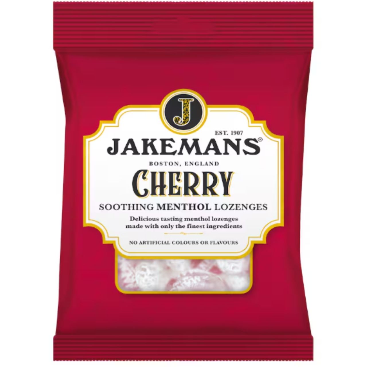 Jakemans Soothing Menthol Lozenges Cherry - 160g