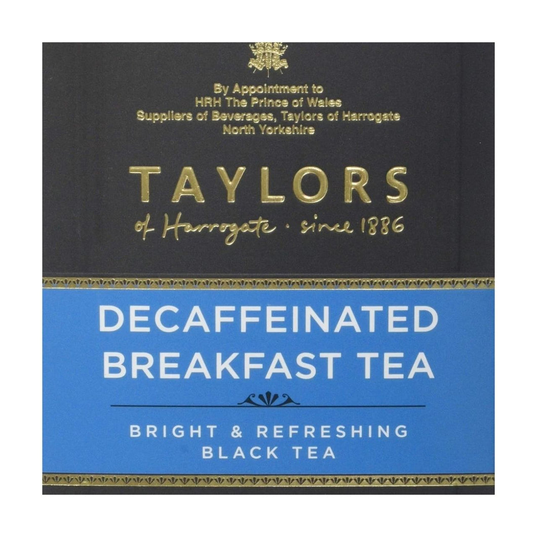Taylors of Harrogate 20 Decaffeinated Breakfast Tea Bags