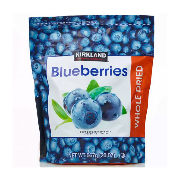 Kirkland Signature Whole Dried Blueberries, 567g