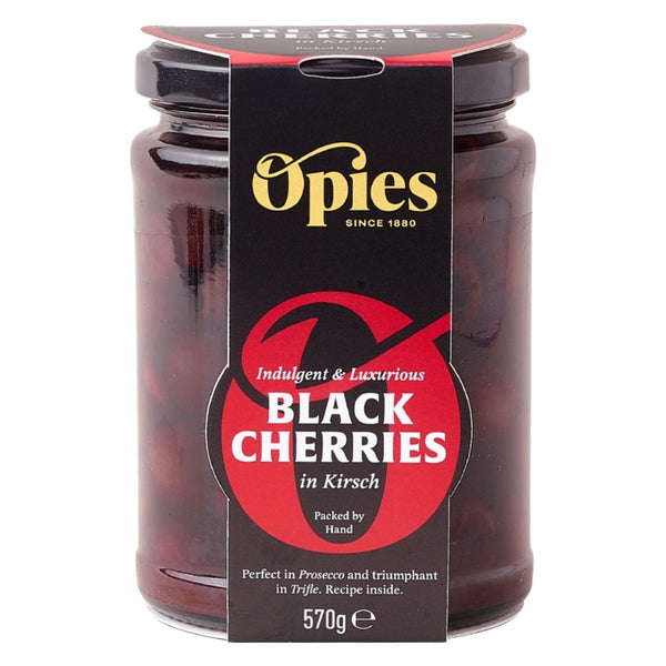 OPIES Black Cherries in Kirsch 570g