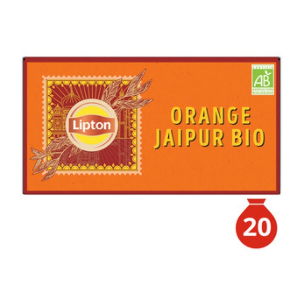 Lipton The Orange Jaipur Aromatise Orange 20 Sachets 40g