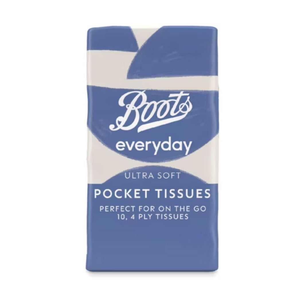 Boots Everyday Soft Tissues 4ply Pocket Pack Single