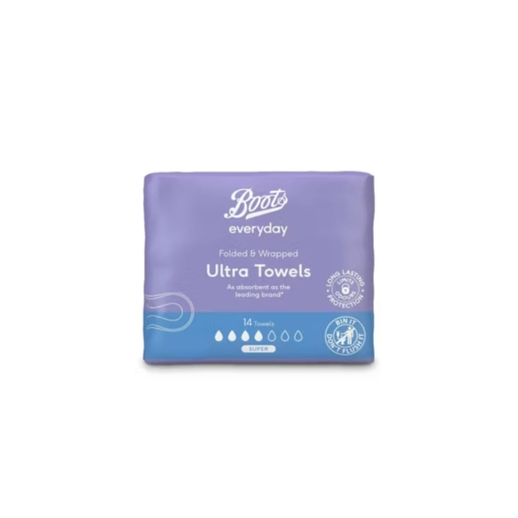 Boots Everyday Ultra Towels Super 14s