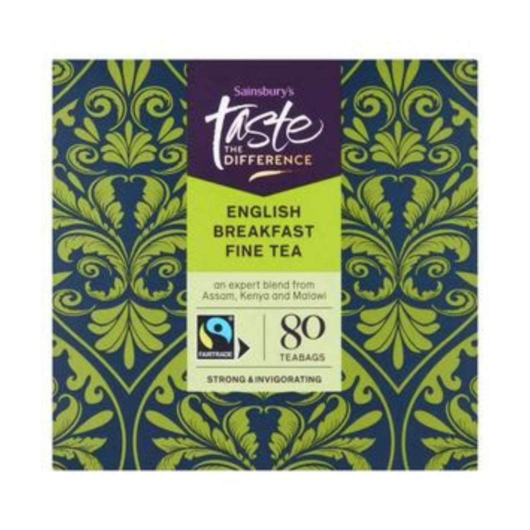 Sainsbury's Taste the Difference 80 English Breakfast Tea Bags