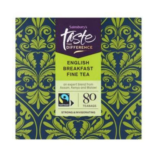 Sainsbury's Taste the Difference 80 English Breakfast Tea Bags