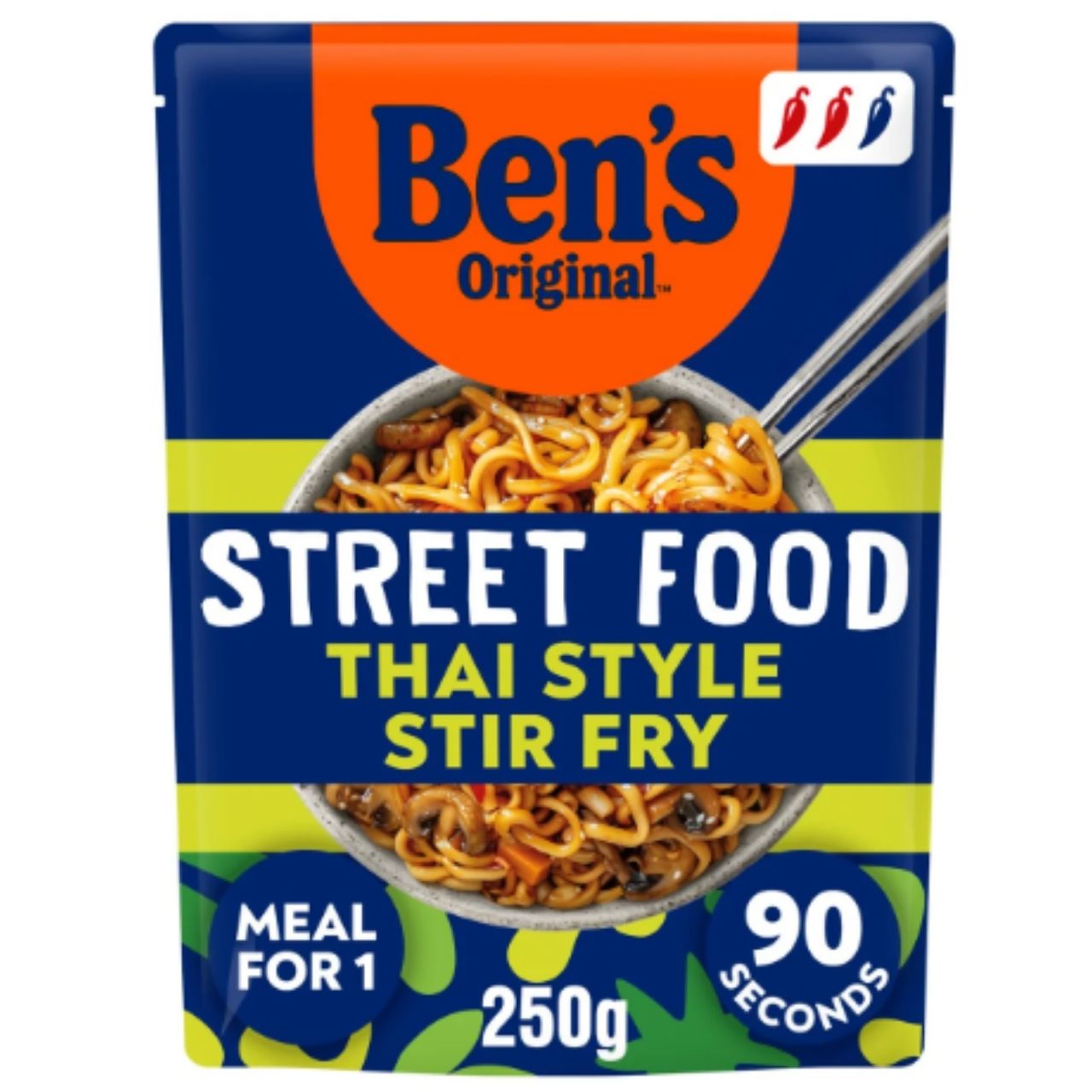 Ben's Original Street Food Microwave Noodles Thai Stir Fry Style - 250g