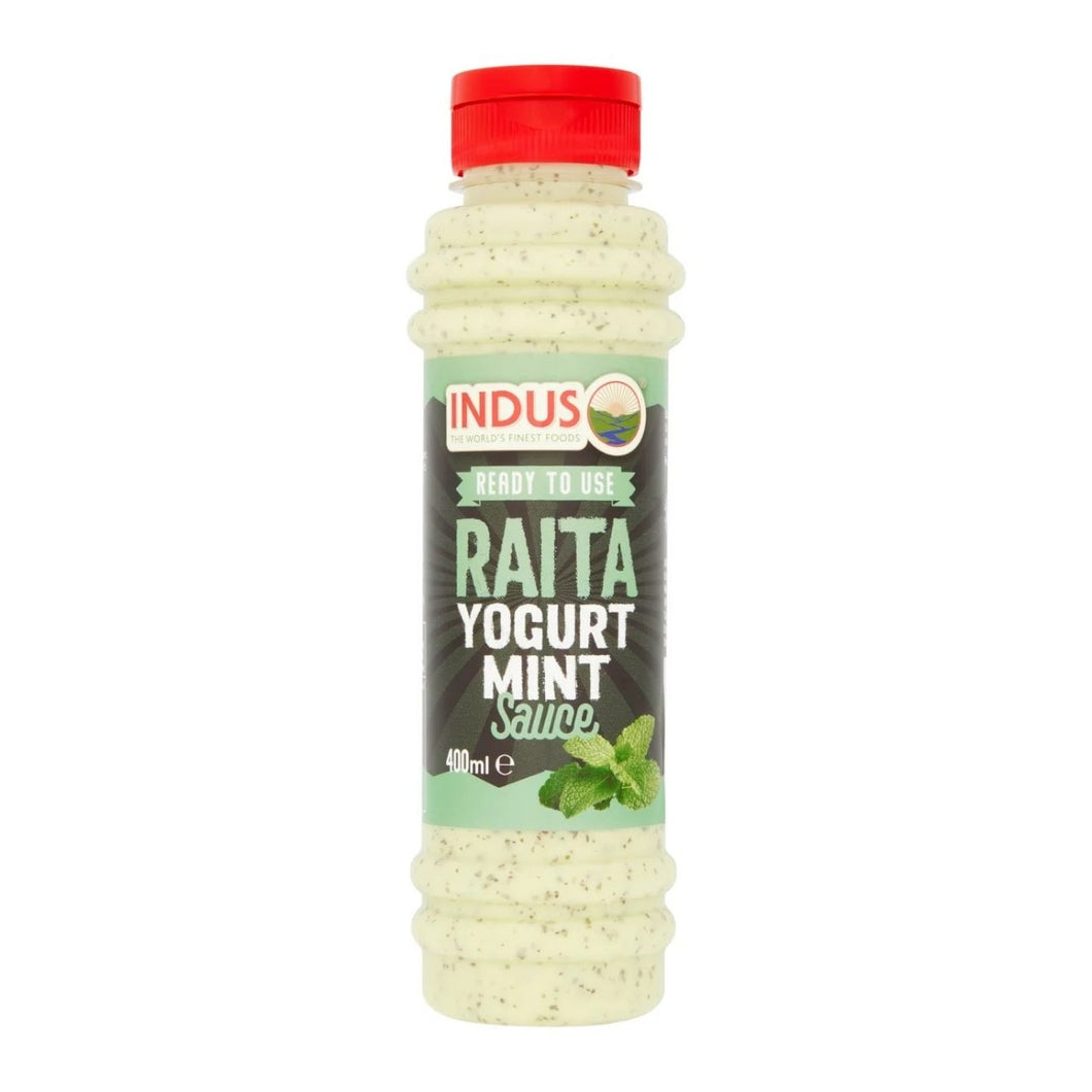 Indus Ready To Use Raita Yoghurt Mint Sauce 422g