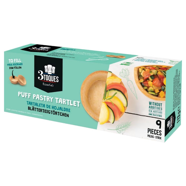 3 Toques 9 Puff Pastry Tartlet 113G