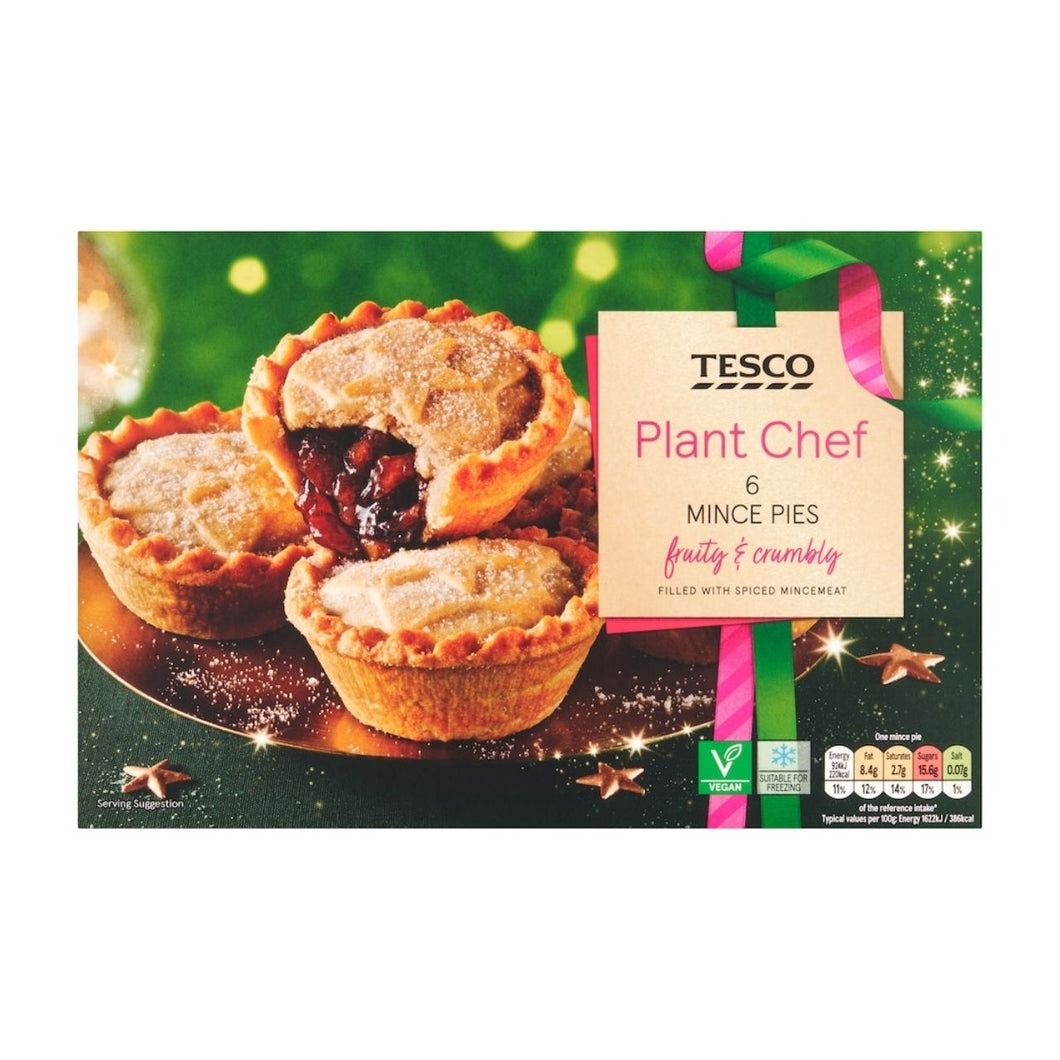 Tesco Plant Chef Mince Pies 6 Pack