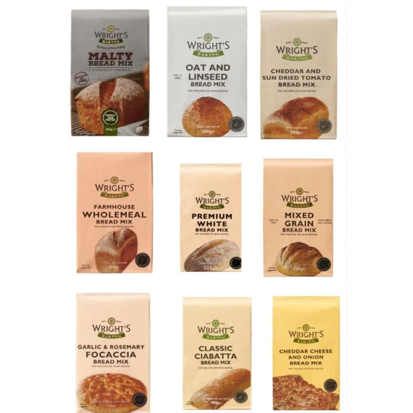 Wright's Baking Ultimate Bread Mix Bundle - Variety of 9 flavours!