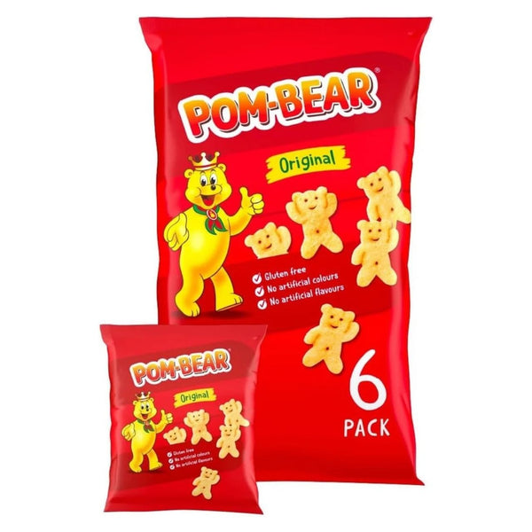 Pom Bear Original Crisps, 6x13g