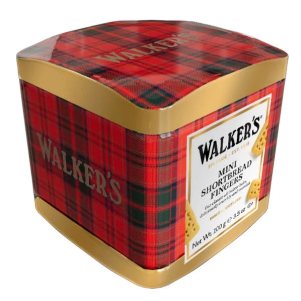 Walker's Mini Shortbread Fingers - Tartan Tin, 100g