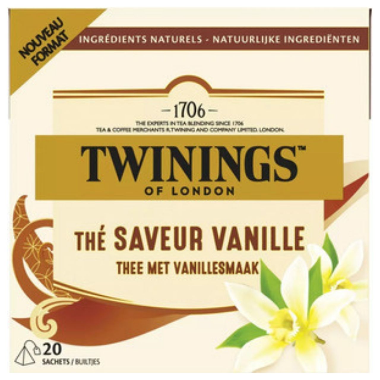 Twinings Thé a La Vanille (20 Sachets) 38g