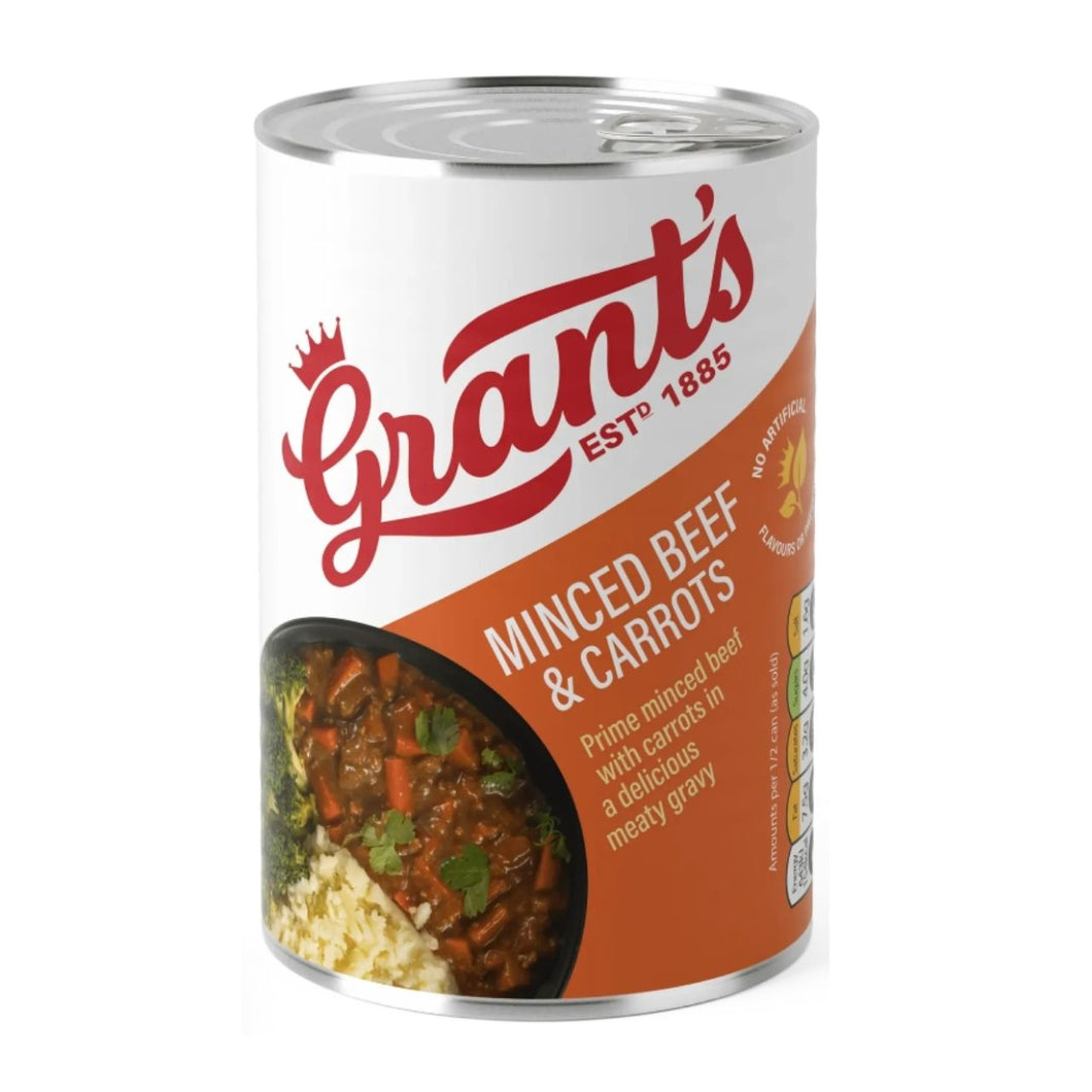 Grant's Minced Beef & Carrots 392g