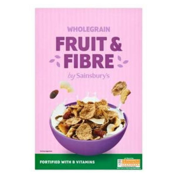 Sainsbury's Wholegrain Fruit & Fibre 750g