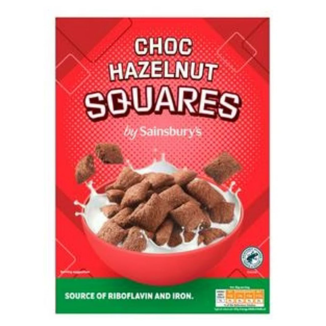 Sainsbury's Choco Hazelnut Squares Cereal 375g