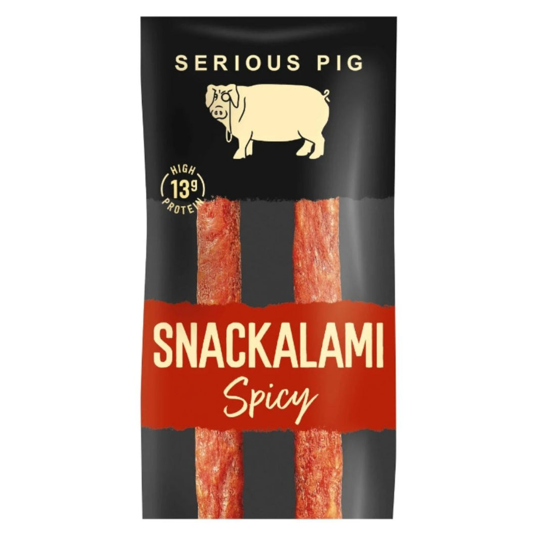 Serious Pig Spicy Salami Snacks, 30g