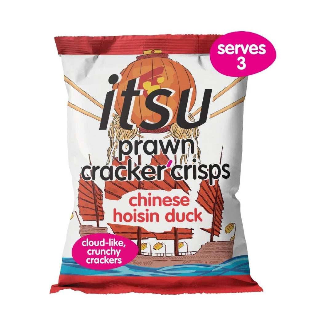 itsu Chinese Hoisin Prawn Cracker Crisps Sharing Bag 60g