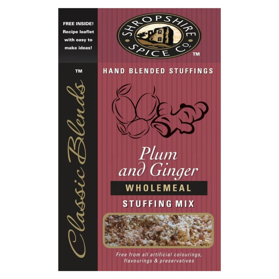 SHROPSHIRE SPICE CO. Plum & Ginger Wholemeal Stuffing Mix 150g