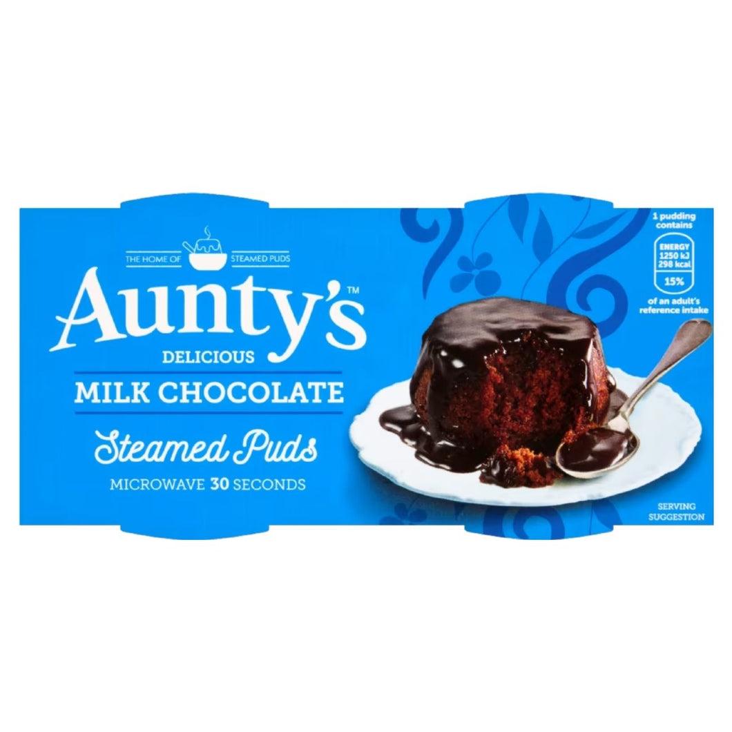 Aunty's Chocolate Steamed Puds (2x95g)
