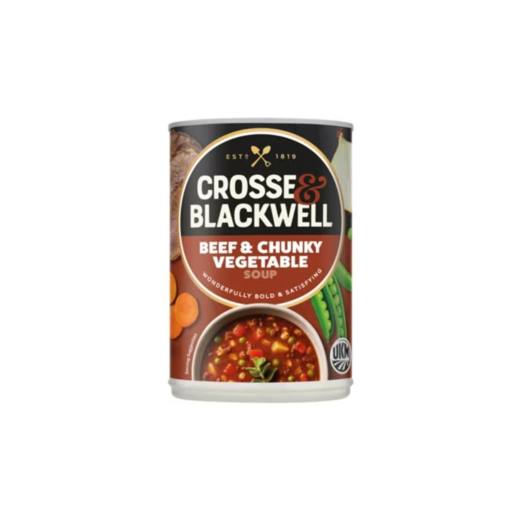 Crosse & Blackwell Beef & Chunky Vegetable Soup 400g