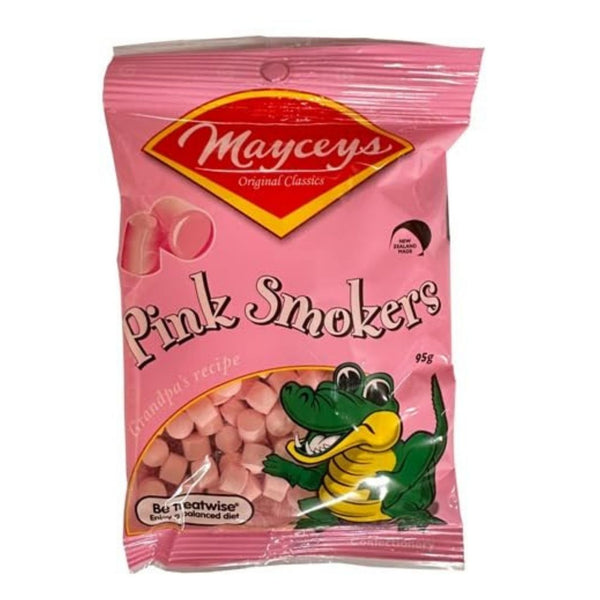 Mayceys Pink Smokers Candy, Original Classics, Grandpa's Recipe, 95g