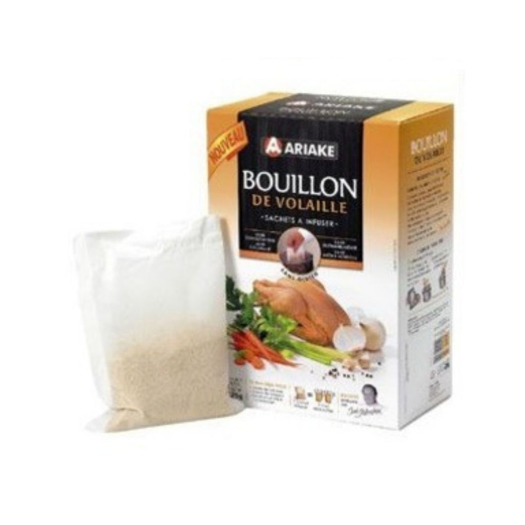 Ariake Bouillon de Volaille GRAND FORMAT 100% Naturel Sachets à Infuser 5x86g (430g)