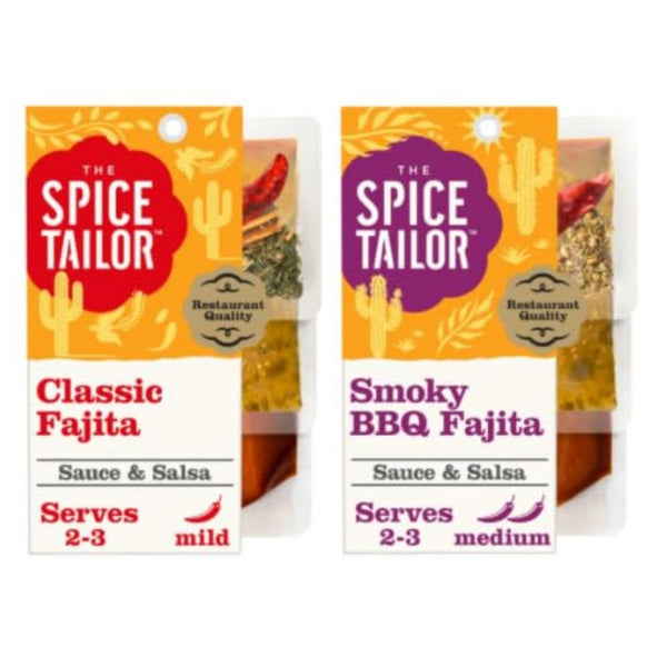 The Spice Tailor Fajita Sauce & Salsa Kit Bundle, 2 Flavours