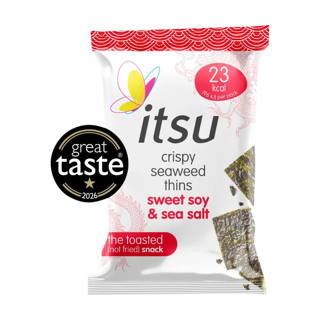 Itsu Sweet Soy & Sea Salt Crispy Seaweed Thins 5g