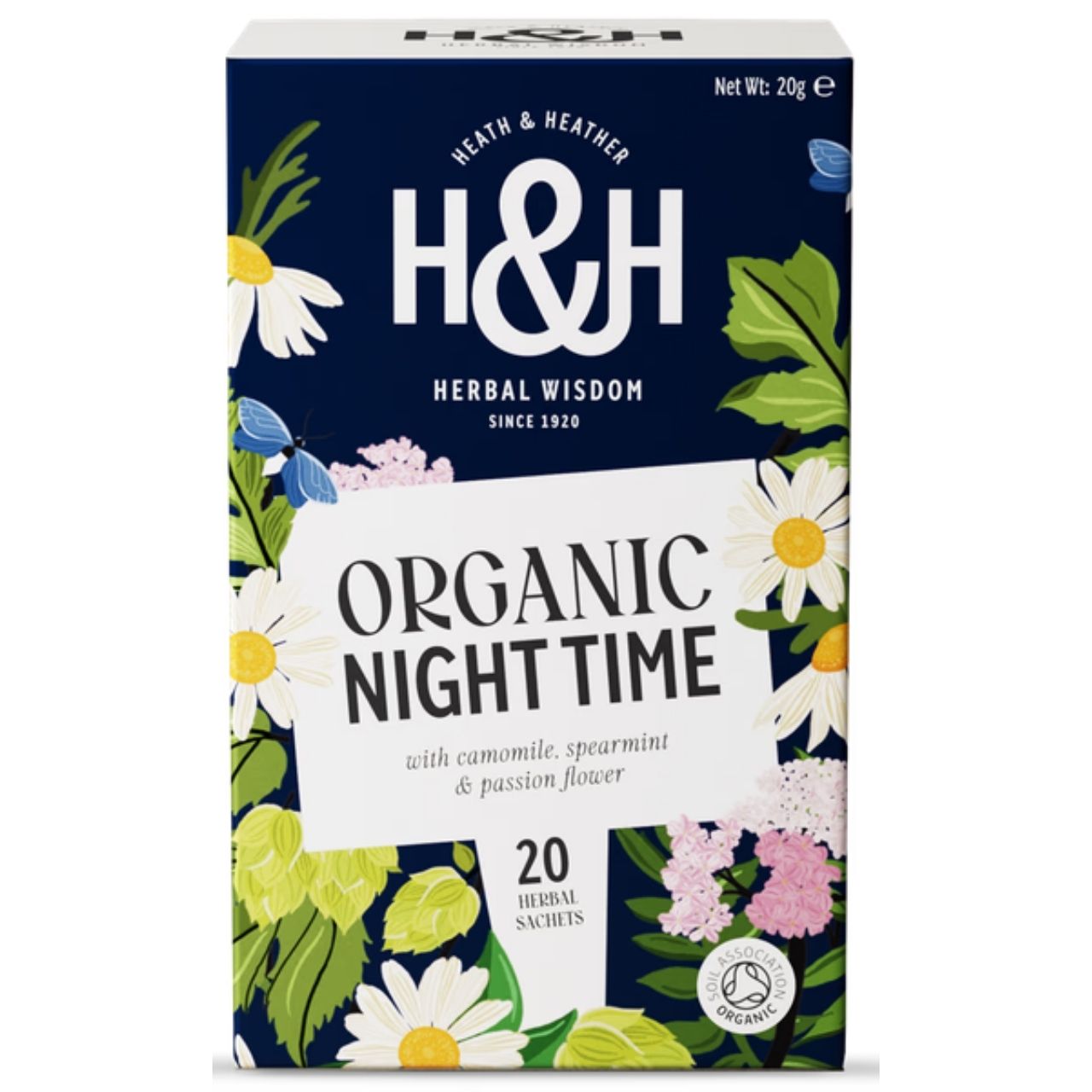 Heath & Heather Organic Night Time 20 Tea Bags