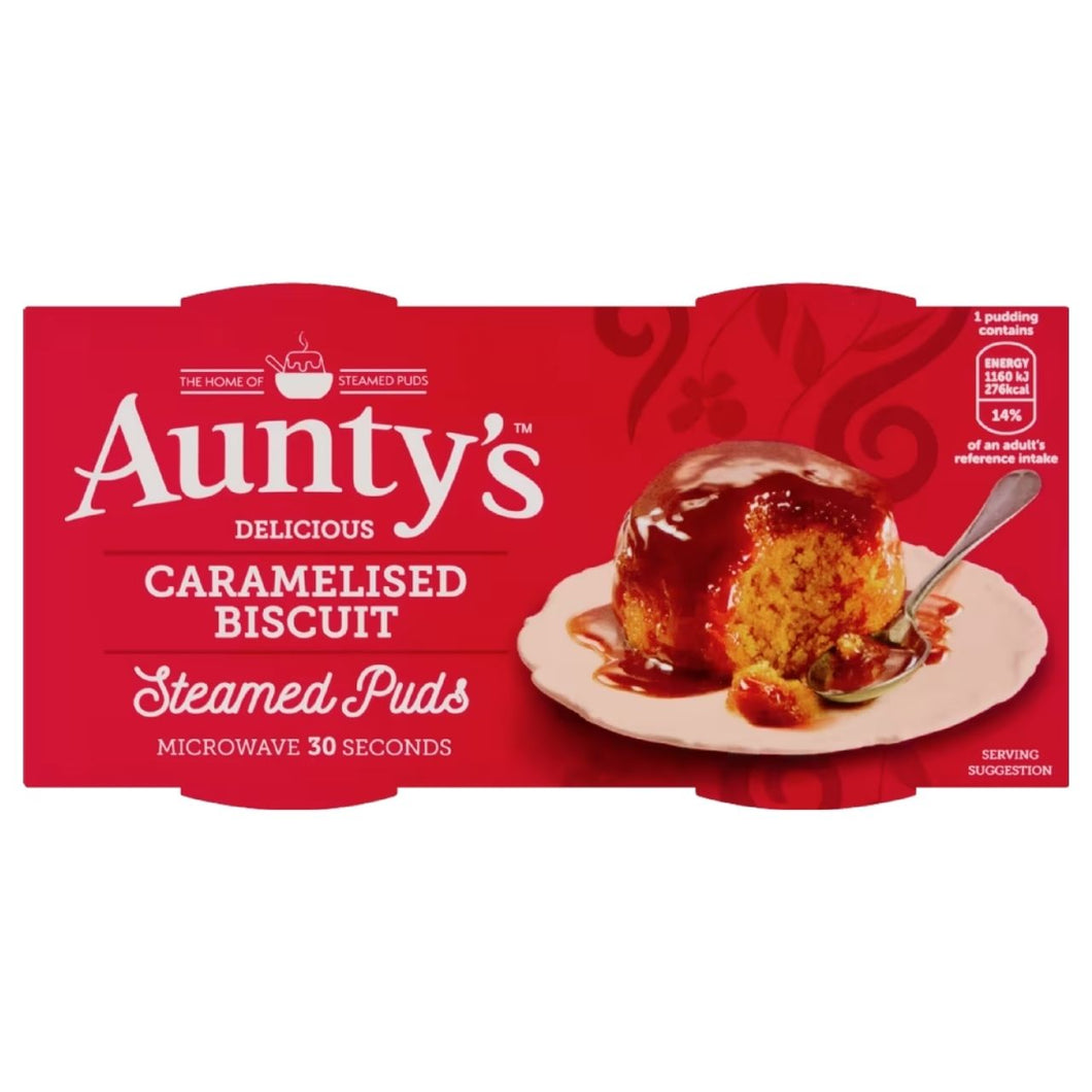 Aunty's Caramelised Biscuit Steamed Puds (2x95g)
