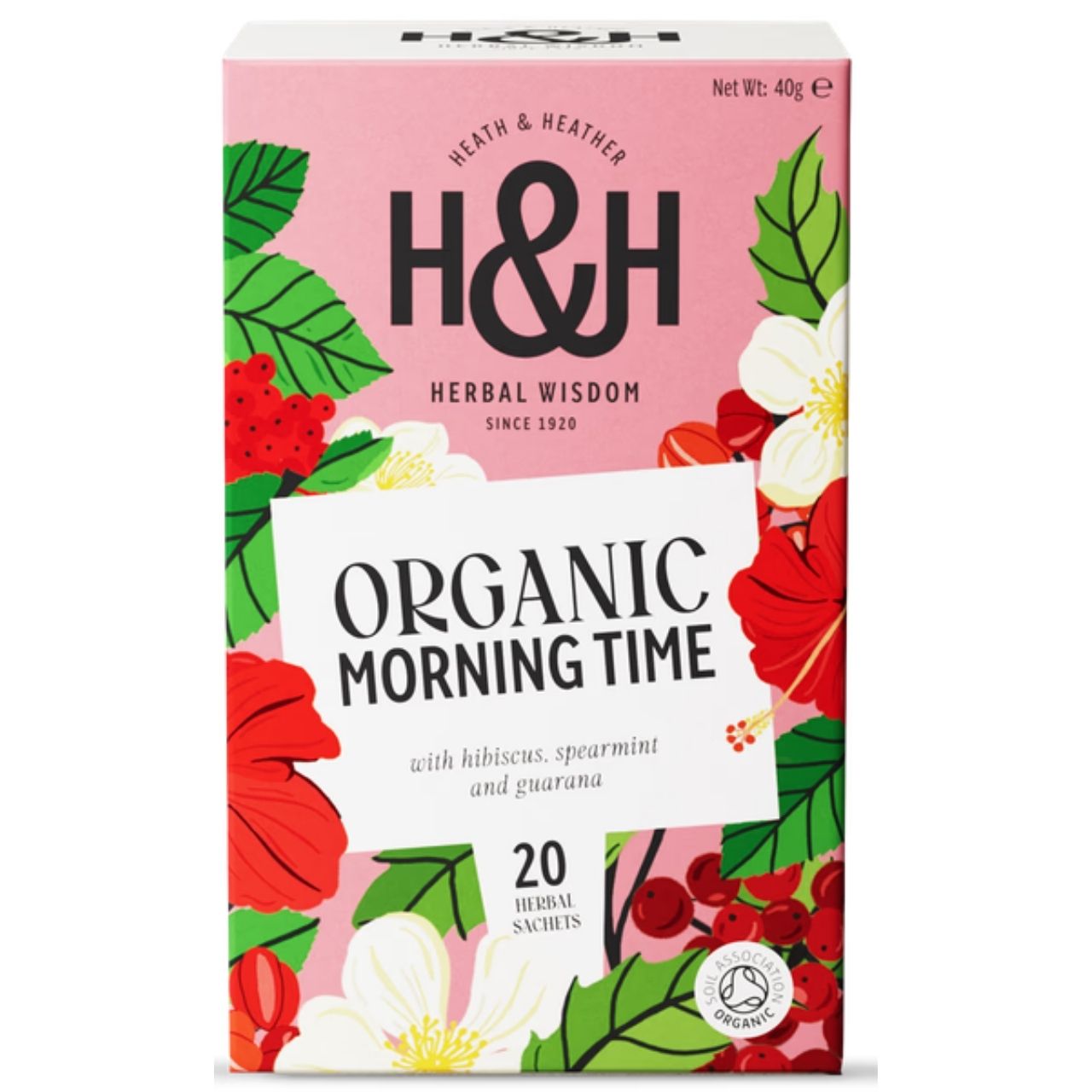 Heath & Heather Organic Morning Time 20 Tea Bags