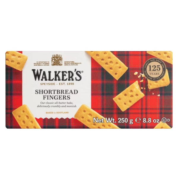 Walker's Pure Butter Shortbread Fingers, 250g