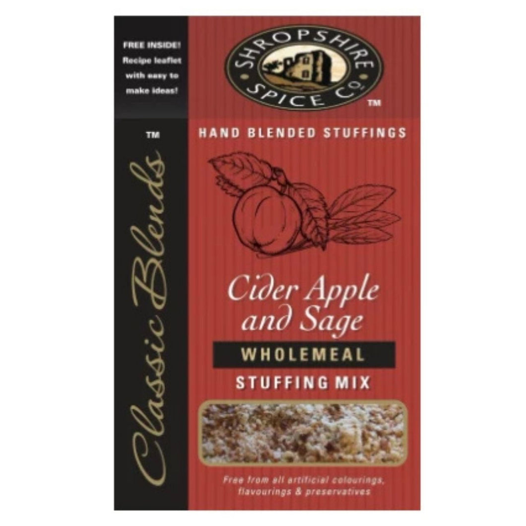 SHROPSHIRE SPICE CO. Cider Apple & Sage Wholemeal Stuffing Mix 150g