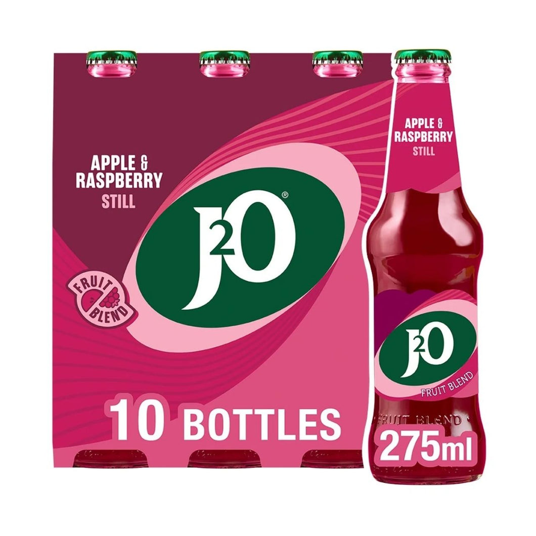 J2O Apple & Raspberry 10 x 275ml