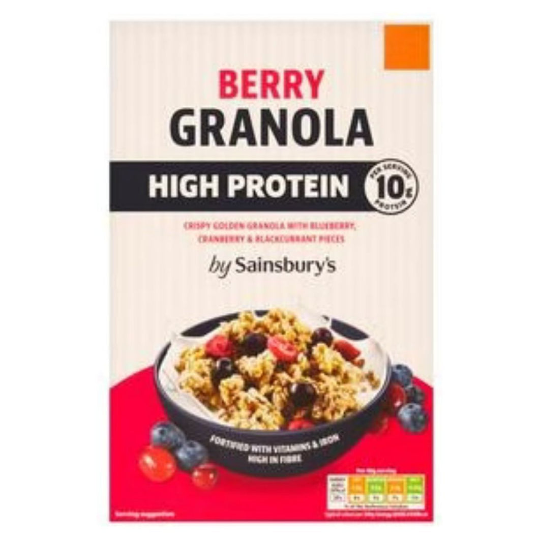 Sainsbury's High Protein Berry Granola 375g
