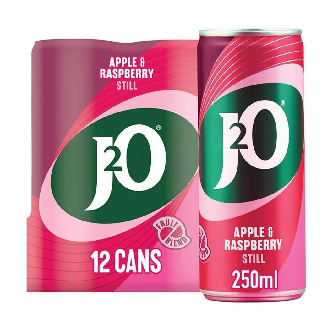 J2O Apple & Raspberry 12 x 250ml