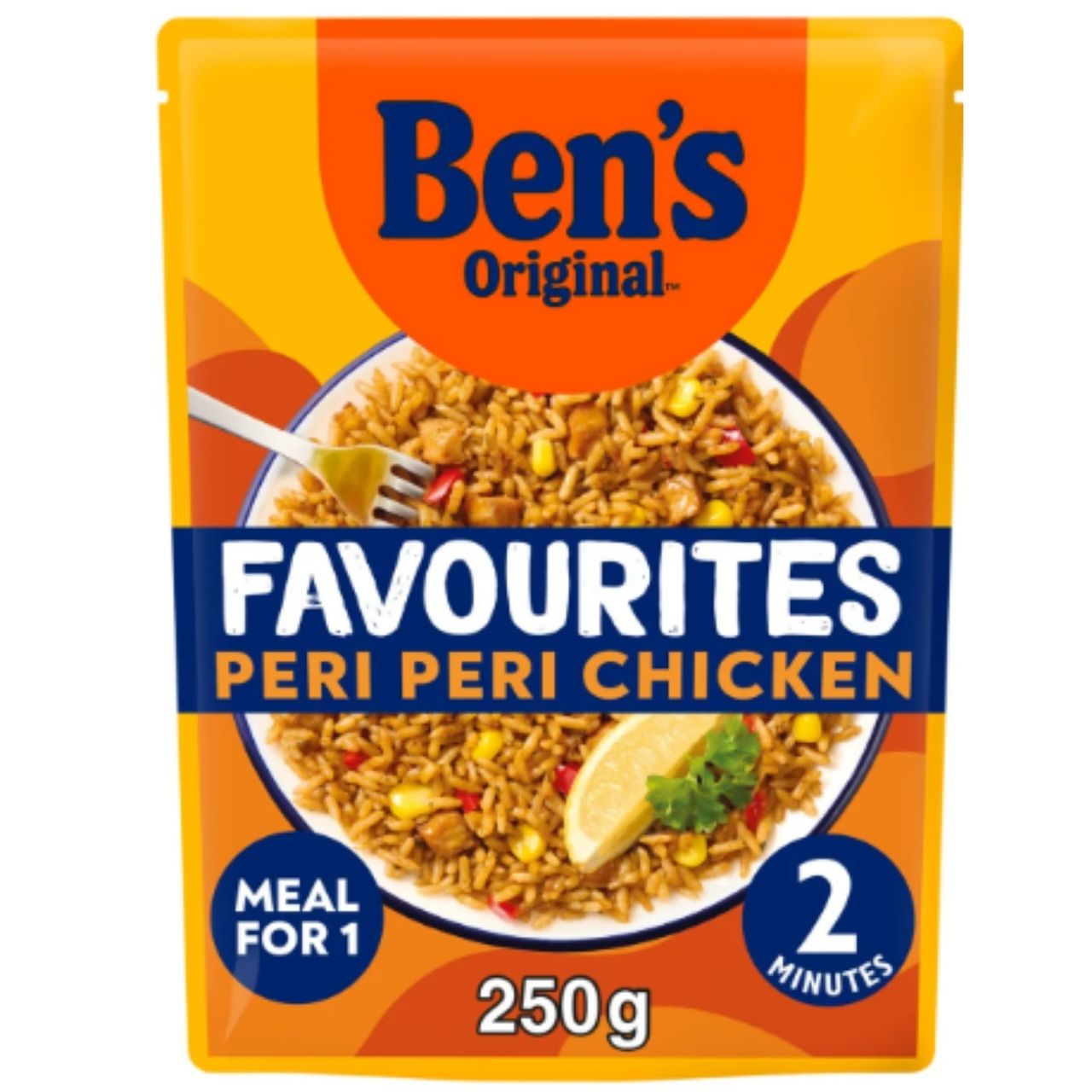 Ben's Original Favourites Peri Peri Chicken Microwave Rice Meal - 250g