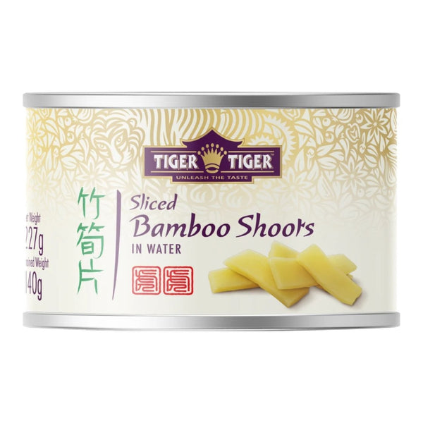 Tiger Tiger Sliced Bamboo Shoots In Water, 227g