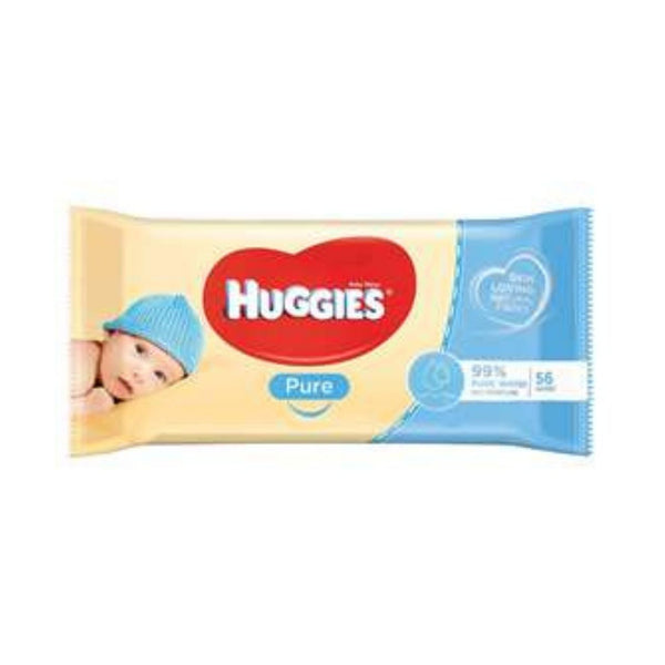 HUGGIES Pure Baby Wipes - 56