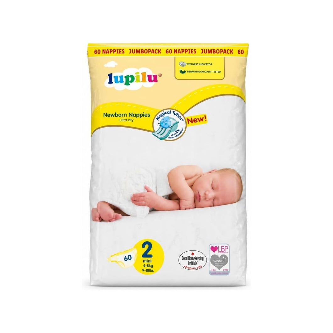 Lupilu Size 2 Nappies - Jumbo Pack - x60 Nappies