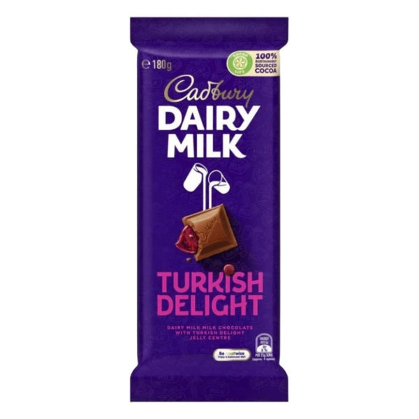Australian Cadbury Turkish Delight 180g