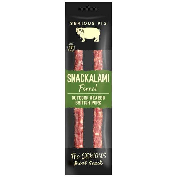 Serious Pig Wild Fennel Snackalami, 30g