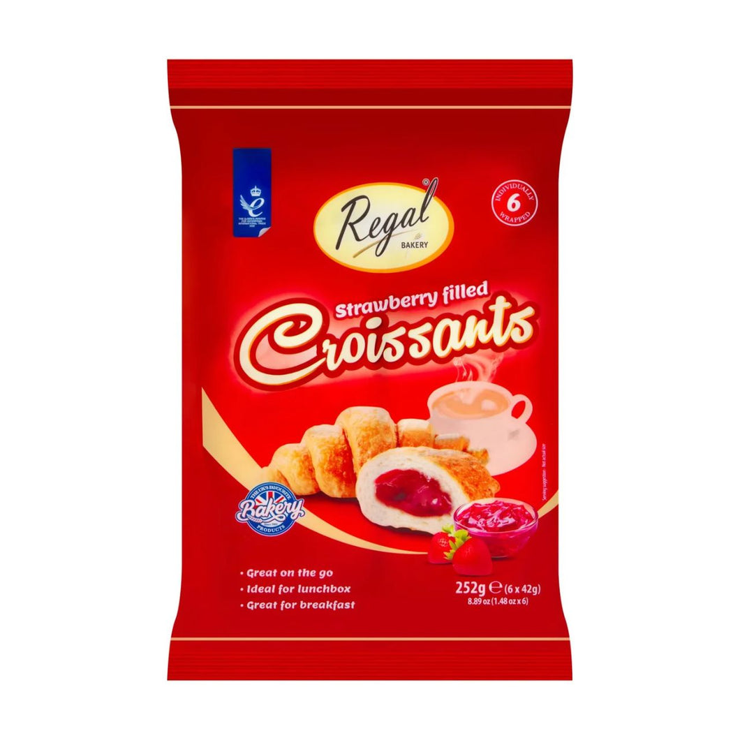 Regal Strawberry Filled Croissants - 6 per pack