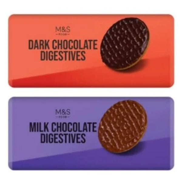 M&S Dark Chocolate and Milk Chocolate Digestives