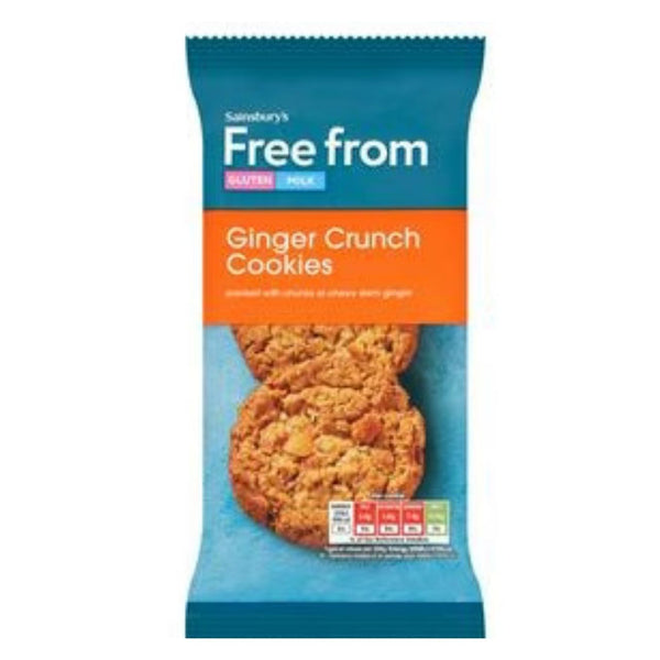 Sainsbury's Free From Ginger Crunch Cookies 150g