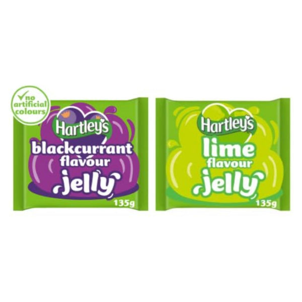 Hartley's Blackcurrant and Lime Flavour Jelly, No Artificial Colours, 135g