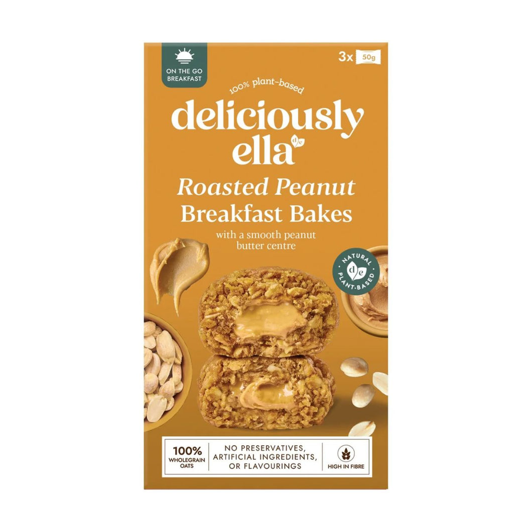 Deliciously Ella Peanut Butter Breakfast Bakes 3x50g