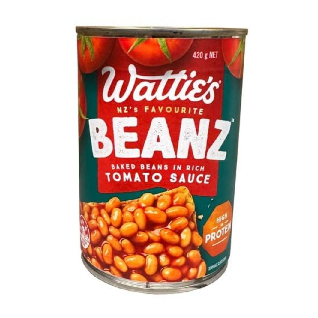 Wattie's Beanz Baked Beans in Rich Tomato Sauce, High in Protein, 420g