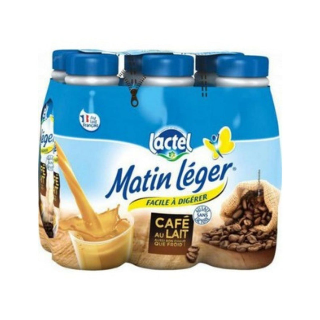 Lactel Matin Léger Café au Lait 6x50cl